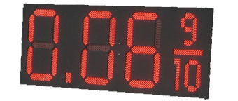 Large Multi-Alarm LED Clock